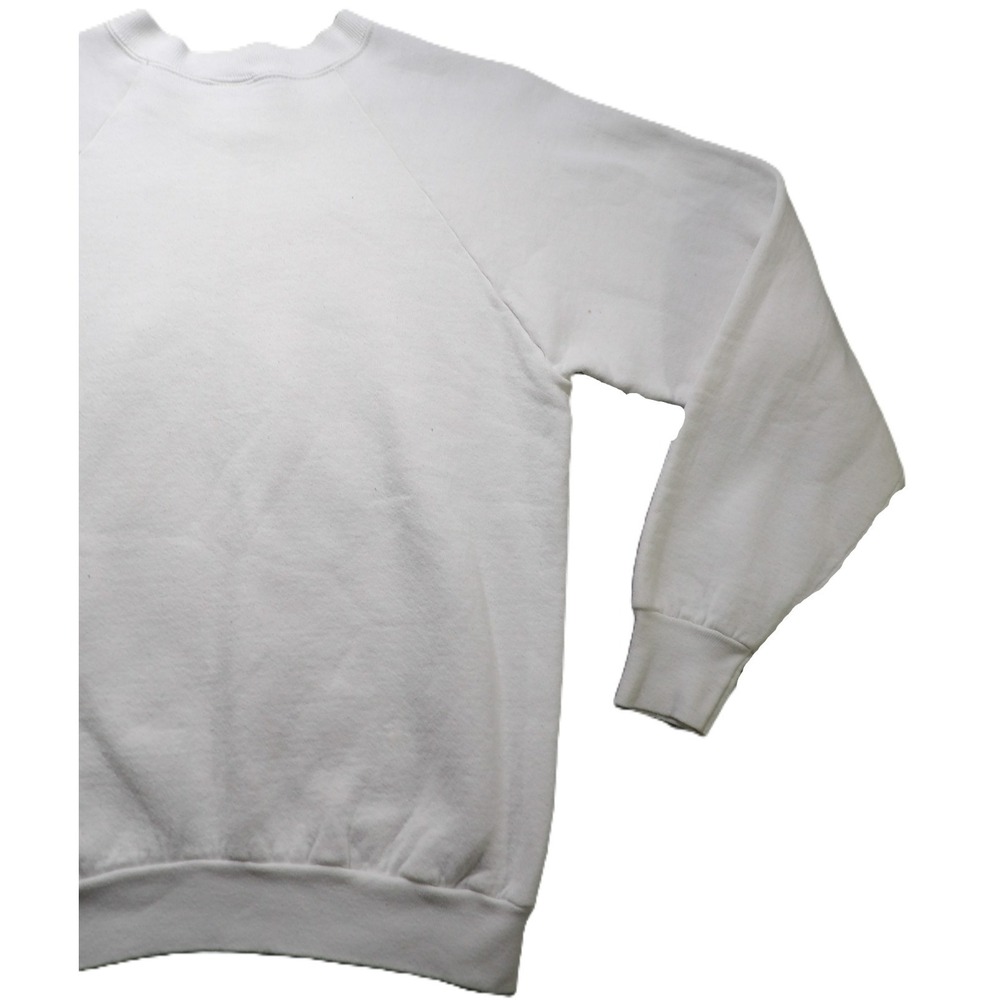VTG 80s Fruit Of The Loom Birds Of A Feather Crewneck Sweatshirt White Large USA - Picture 16 of 16